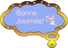 Gif animé bonne journée bulle